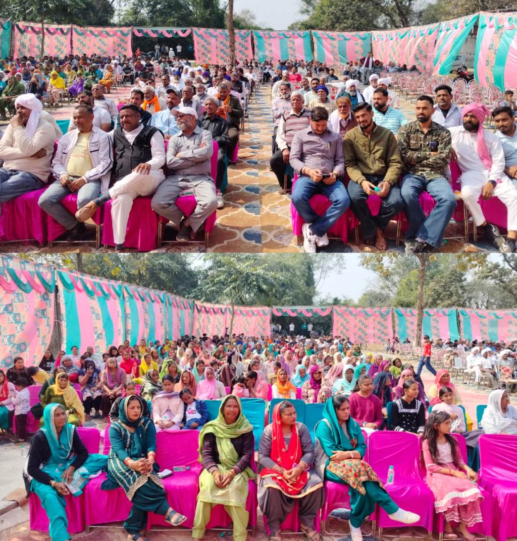 ललड़ी में ओबीसीएससीएसटी संघर्ष समिति का शक्ति प्रदर्शन